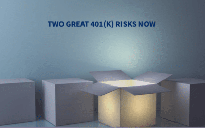 The two great 401(k) risks now. Pick one.