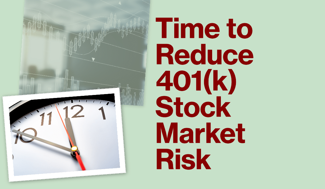 It’s that time again. Reduce 401(k) stock market risk.